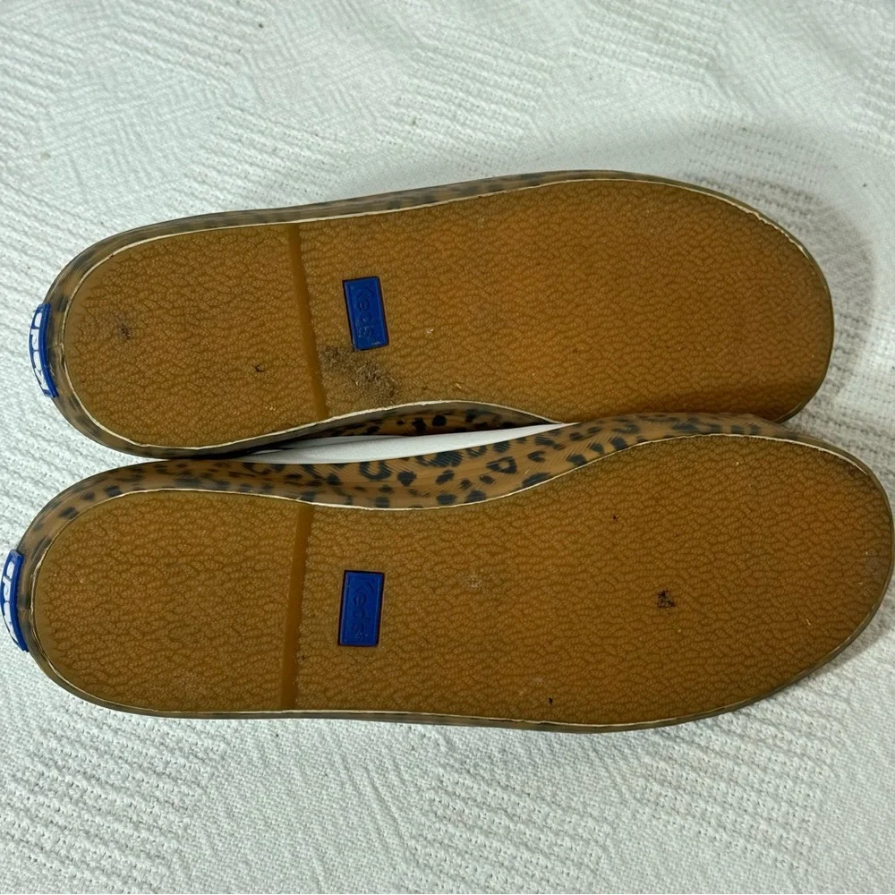 Keds Womens Kickstart Foxing Leopard Sneakers Shoes Casual - Brown, White Size 7